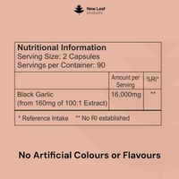 New Leaf Black Garlic Capsules